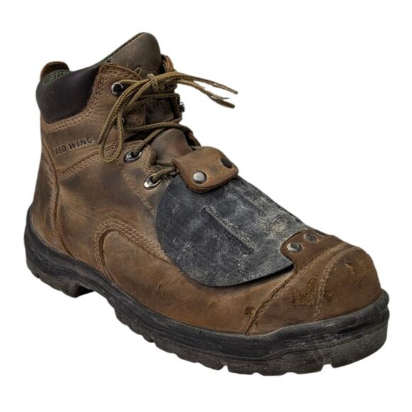 Red Wing King Toe Metguard 4456 Boots GUC Size 10.5D.     S3969 main image 15